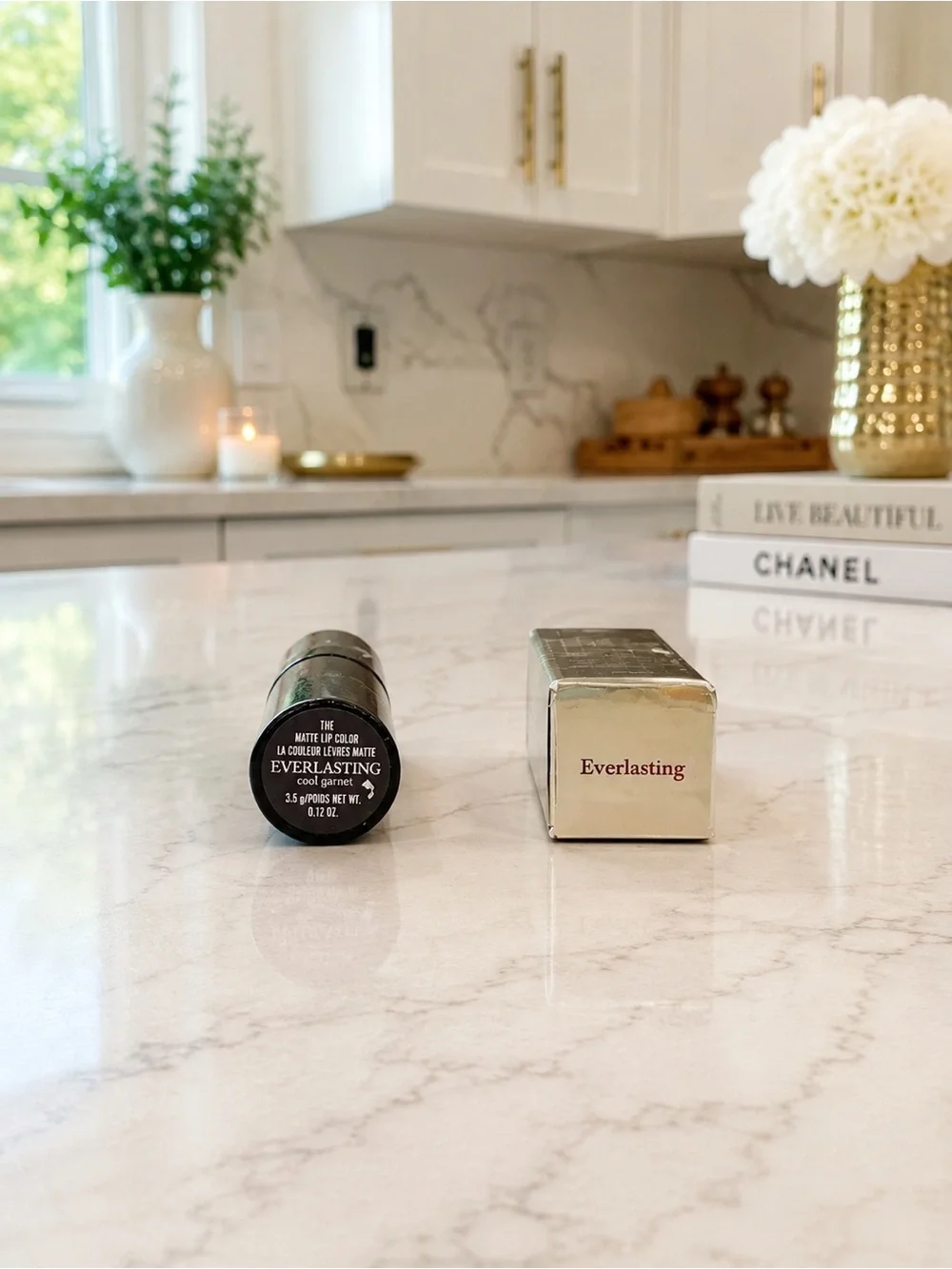 KEVYN AUCOIN The Matte Lip Color Everlasting Cool Garnet Lipstick BNIB